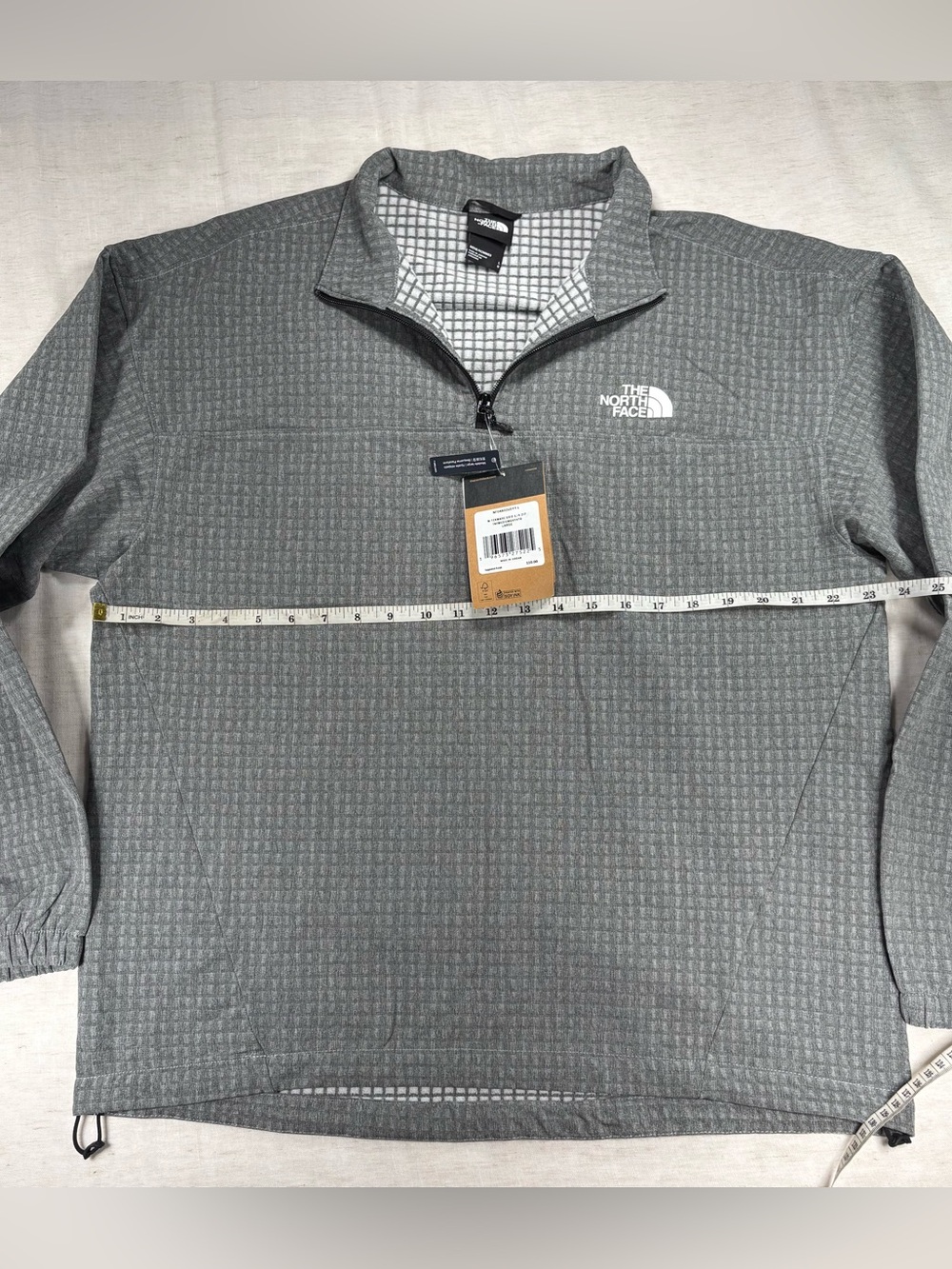 NWT The North Face Tekware Grid Matching Set 1/4 Zip & Pants Grey Large - Picture 4 of 10